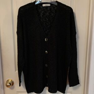 Zara Women's Black Cardigan Sweater